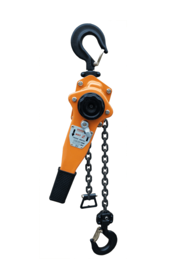 Lever Chain Hoist, Black Oxide Chain (3/4 - 6 Ton) - Manufacturer Express