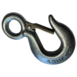 5/16'' Eye  Slip Hook Safety Latch 1.5 Ton Alloy Grade 43 - Manufacturer Express