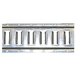 2' E Track Horizontal Galvanized - Manufacturer Express