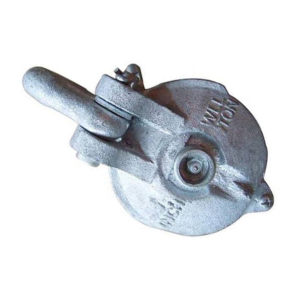 Snatch Block w/ Shackle HDG Greased Wheel WLL 1.5 Ton - Manufacturer Express