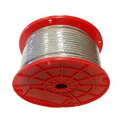7X7 Aircraft Cable Steel Wire Rope Hot Dip Galvanized 1/16