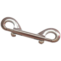 Double Bolt Snap Hook 4-5/8'' Nickel Plated - Manufacturer Express