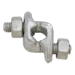 ME 1/2'' Twin Base Wire Rope Clip Hot Dip Galvanized - Manufacturer Express