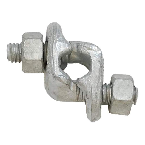 ME 3/8'' Twin Base Wire Rope Clip Hot Dip Galvanized - Manufacturer Express