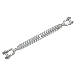 ME Jaw & Jaw Turnbuckle 1/2x9 Hot Dip Galvanized Drop Forged - Manufacturer Express