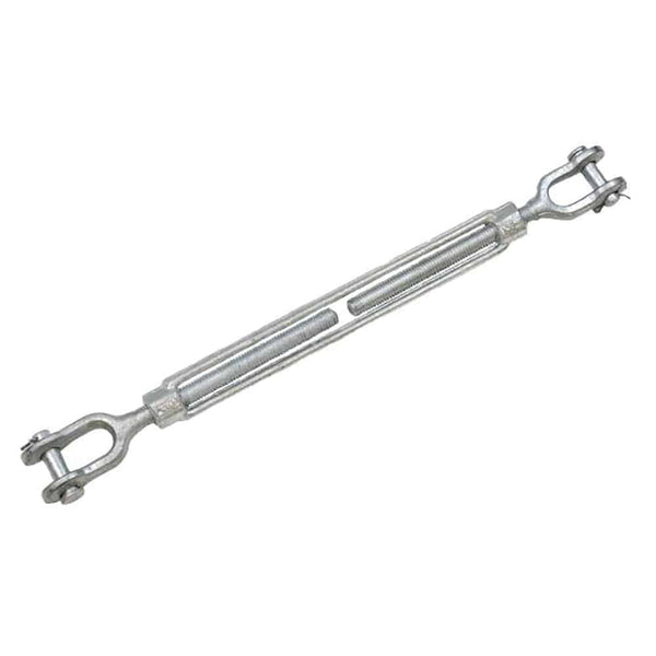 ME Jaw & Jaw Turnbuckle 3/8x6 Hot Dip Galvanized Drop Forged - Manufacturer Express