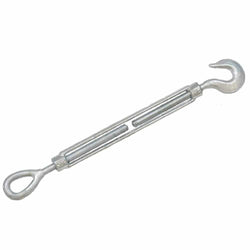 ME Turnbuckle Hook Eye 3/8x6 Hot Dip Galvanized Drop Forged - Manufacturer Express