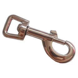 Square Swivel Bolt Snap Hook Lock 16X81MM Nickel Plated - Manufacturer Express
