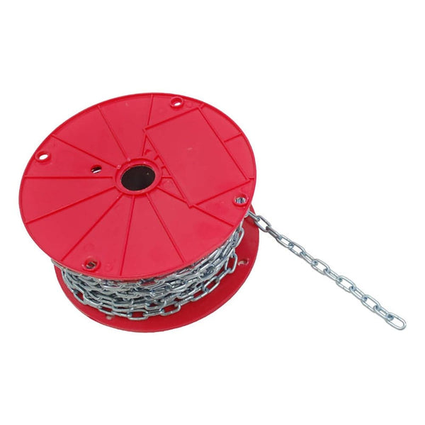 5/0 X 60' Machine Chain Straight Link ElectroGalvanized - Manufacturer Express