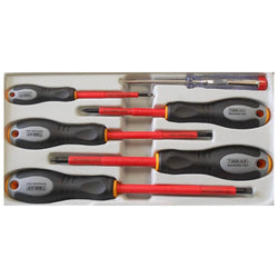 VDE Safety Insulated Screwdriver Set 6 PCs - Manufacturer Express