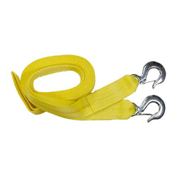 2''x 20' Tow Strap with Safety Slip Hooks Heavy Duty 3335 LBS - Manufacturer Express