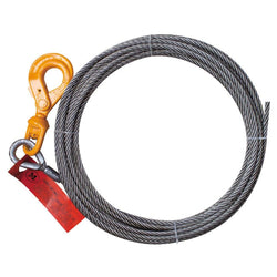 Winch Cable 6 X 25 with Swivel Self Locking Hook - Manufacturer Express