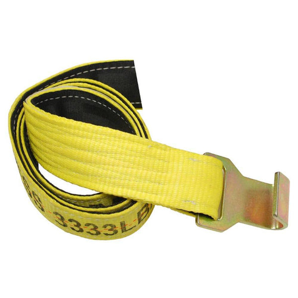 2''x5' Underlift Strap ONLY w/ Protection Sleeve Flat Hook - Manufacturer Express