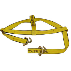 2''x6' Wheel Basket with Swivel J Hooks Replacement - Manufacturer Express