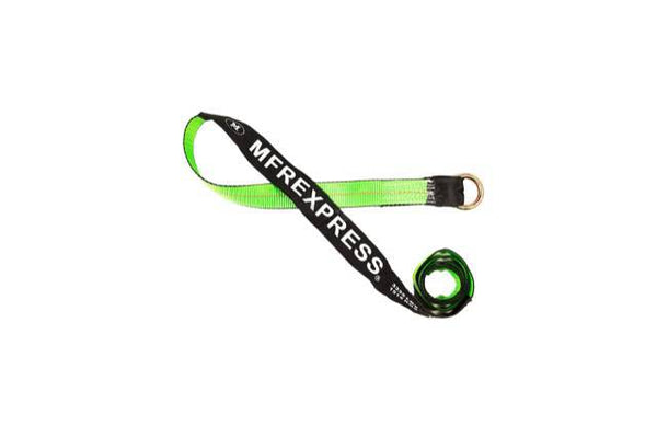 2’’X8’ Lime Green Strap W/O Ring - Manufacturer Express