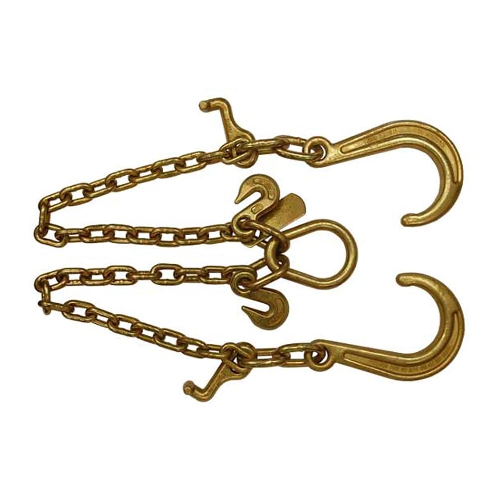 516x2 J Hook Tow Chain V Bridle T Hooks Pear Link Grab Hooks