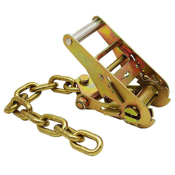 ME 2'' Standard Ratchet Buckle with 13'' Chain End - Manufacturer Express