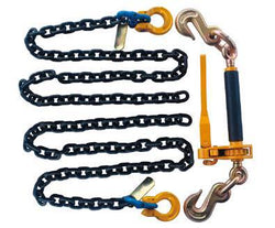ME Load Binder kit with a Pair of G80 Omega Link Axle Chains (8ft) - Manufacturer Express