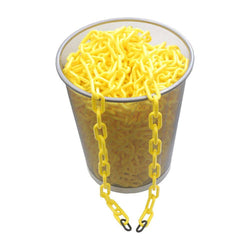 5/16''X150' Yellow Plastic Chain PVC Chain - Manufacturer Express