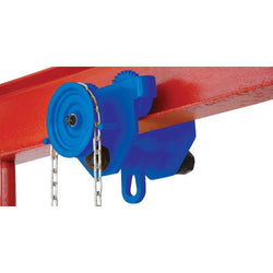 ME Geared Hoist Trolley for I Beam Adjustable - Manufacturer Express